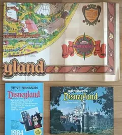 Disneyland 1984 公式ガイドブック•マップ セット レアサイン入り Disneyland 1984 公式ガイドブック•マップ セット レアサイン入り