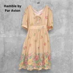 Hamble by Par Avion 花柄ミニワンピース フレア リボン 春夏のサムネイル