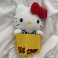 未開封品☆ハローキティ キティ展 50周年 限定 ぬいぐるみ ハローキティ50周年を記念した 「ハローキティアニバーサリーショップ