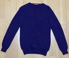 LIMITED EDITION パープル カーディガン カシミヤ100% 長袖