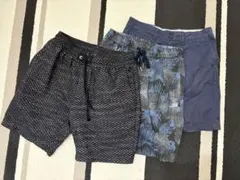 美品ハーフパンツ３種シーグリーンSeagreen、SOLID、H&Mのサムネイル
