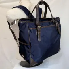 ace. 2WAY ビジネスバッグ リュック エース ネイビー×ブラウンのサムネイル