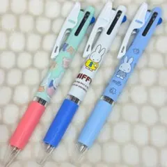 【新品】ミッフィー ジェットストリーム 3色ボールペン 3本セット 青系のサムネイル