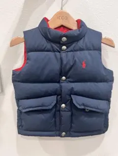 Ralph Lauren ネイビー ダウンベスト 100cm