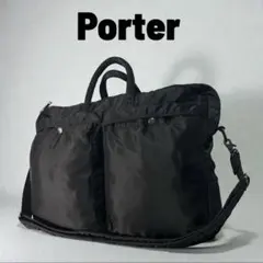 美品✨️ PORTER タンカー 2way ショルダーバッグ ブリーフケース A4
