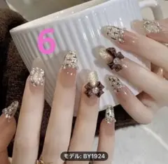 ネイルチップセット・グリッター装飾 ・リボン・ストーン・セール価格