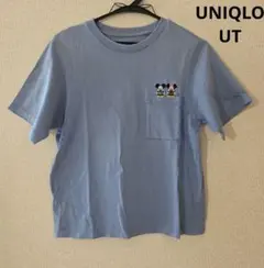 UNIQLO UT ディズニー ミッキー＆ミニー Tシャツ ブルー M