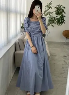 2Wayドロストリボンロングワンピース