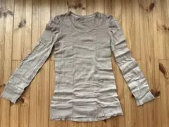 JEANASIS 長袖カットソー ベージュ