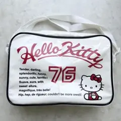 当時物レトロ】90年サンリオ ハローキティ 3WAY サッチェルバッグ 黒
