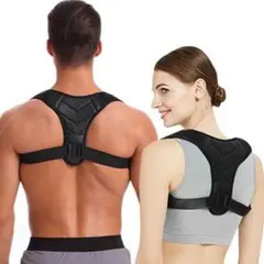 猫背矯正ベルト 男女兼用 ブラック
