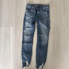 AMERICAN EAGLE ダメージスキニーデニム