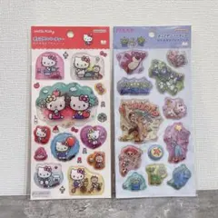ポップデコパーティー　シール　キティちゃん　トイストーリー2点セット