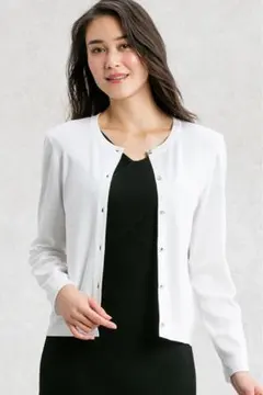 カーディガン ホワイト