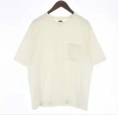 BATONER クリーム色 Tシャツ ポケット付きのサムネイル