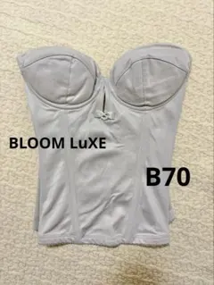 bridal BLOOMブライダルインナー ビスチェ モカグレー　B70