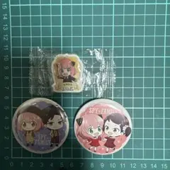 SPY×FAMILY アーニャ バッジ 2個セット　くら寿司消しゴム