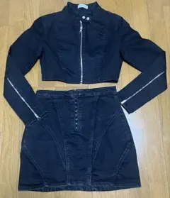 デニム セットアップ