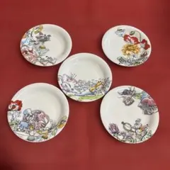 Disney ディズニー ふしぎの国のアリス 小皿 5枚 セット