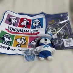 超レア品】船長 スヌーピー ぬいぐるみ（ファミリア製）・フレーム付き
