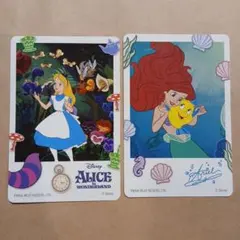 プリマハム ソーセージ シール ディズニー アリスとアリエル ステッカーセット