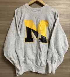 チャンピオン リバースウィーブ　刺繍タグ　バックプリント　カレッジロゴ　XL