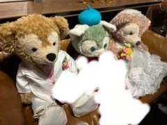 【最終お値下げ】ダッフィー　シェリーメイ　ウェディングコスチューム　Mサイズ