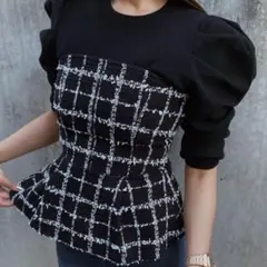 sheller】シェリエ balloon docking knit tops - メルカリ