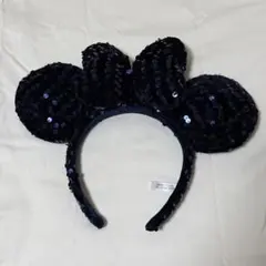 ディズニー カチューシャ スパンコール ネイビーのサムネイル