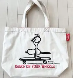 廃盤　BOO FOO WOO スヌーピー　スケボー　ビッグキャンバスバッグ