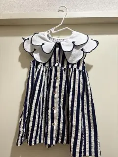 NEXT ストライプ柄 ノースリーブワンピース　12-18month 女の子のサムネイル