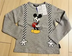 ミッキーマウス 長袖トレーナー グレー