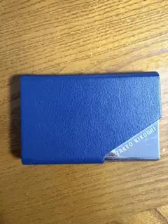 【美品】TAKEO KIKUCHI ネイビー 名刺入れ