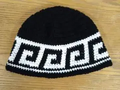 クラッシャー ハット クロシェハット ニット帽ビーニーハンドメイド