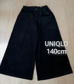 140cm UNIQLO ユニクロ コーデュロイ ガウチョパンツ キュロット