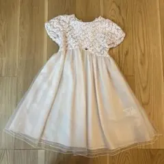 プティマイン　チュールレースワンピース　120