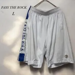 《パスザロック》PASS THE ROCK バスケットボールパンツ L ホワイト