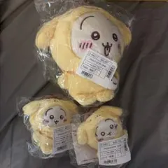 ちいかわ×サンリオキャラクターズ　マスコットホルダー(うさぎ) ぬいぐるみ　3点のサムネイル