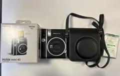 instax mini 40 インスタックスミニ チェキ ブラック　ジャンク