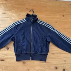 adidas デニム トラックジャケット M