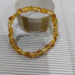 ②値下げ!!トパーズさざれ共ブレスレット