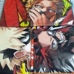 僕のヒーローアカデミア フルカラーフェイスタオル 爆豪 切島 ホークス