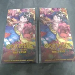 未開封 モンキー・D・ルフィ 中国新春限定 プロモ P-001 2パック
