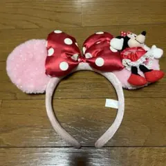 ミニーマウス カチューシャ ぬいぐるみ付き