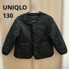 UNIQLO ユニクロ キルティングジャケット 130 ブラック