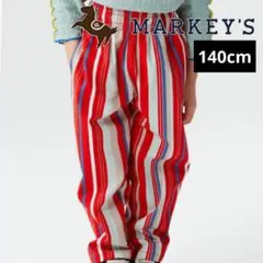 MARKEY'S マーキーズ カラフル ストライプ シェフパンツ 140cm
