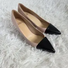 FRANCESCO RUSSO レザーパンプス ポインテッドトゥ ヒール　新品のサムネイル