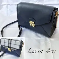 Luria 4℃ フラップ切り替え 2way ショルダーバッグ　チェーン