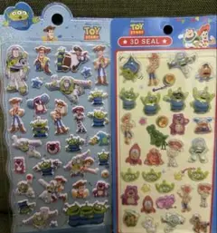 【匿名発送】ディズニー　トイストーリー　ぷくぷくシール
