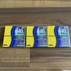 SONY MO 640MBディスク 3枚セット